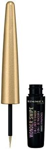 Rimmel - Eyeliner & Ombre à Paupières Wonder'Swipe - Formule 2-en-1 - Longue Tenue, sans transfert - 003 Ballin' - 1,7ml