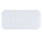 AQUALONA® Luxury Bath Mat, Anti-Mould Non-Slip – Extra Soft TPE, Machine Washable – BPA, Latex, Phthalate Free (Aquamat White)