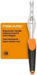 Fiskars Ergo Weeder Tool for Weeding, Heavy Duty Gardening Hand Tool with Ergonomic Handle and Hanging Hole for Storage, Remove Weeds and Roots Like Dandelions and Thistles