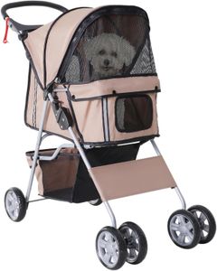 PawHut Pet Stroller for Small Dogs and Cats – Lightweight Carrier