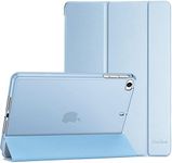 ProCase iPad Mini Case for iPad Mini 5 2019 / Mini 4, Mini 1 2 3, Slim Soft TPU Translucent Back Cover Trifold Stand Folio Smart Case for iPad Mini 5th Generation 2019, iPad Mini 4 3 2 1 -SkyBlue