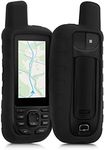 kwmobile Case Compatible with Garmin GPSMAP 66s / 66st - GPS Handset Navigation System Soft Silicone Skin Protective Cover - Black