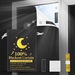 57" X 39" Portable Blackout Curtains Blackout Shades for Windows 100% Temporary Blackout Blinds for Bedroom Black Out Curtains for Baby Travel Window Blackout Curtains Dorm Room