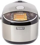 Zojirushi Pressure Induction Heating Rice Cooker & Warmer, 10 Cup, Stainless Black, Made in Japan (NP-NWC18XB)