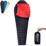 QEZER Ultralight Down Sleeping Bag 