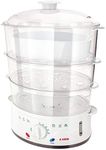 Judge JEA25 Electric Steamer 3 Tiers and Rice Cooker, 900W, 8.5L, 60 Minute Timer, 2 Year Guarantee