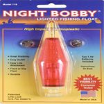 Bobby Lighted Fishing Float - 4-1/2-Inch –Red or Yellow