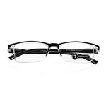 TERAISE Anti-blue light Reading Glasses Anti-Fatigue Standard Fit Spring Hinge Readers for Men(2.0X)