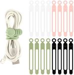 TamBee Cable Ties Reusable Silicone