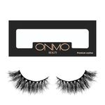 ONMO Beauty False Eyelash For Women-Natural & Lightweight Faux Mink Fake Eyelashes/Long Lasting Eye Makeup Lash 5D / Soft & Comfortable Black Reusable Cat Eye Lashes -Fluttery & Wispy (CHIC)