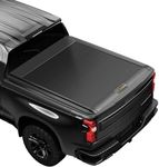 Retractable Truck Bed Tonneau Cover for 2014 2015 2016 2017 2018 2019 2020 2021 2022 2023 2024 2025 Chevy Silverado/GMC Sierra 1500 (5'8" /69" Bed) Retractable Hard Truck Bed Cover Key Lock
