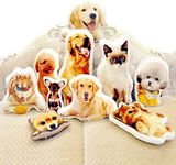 Custom Pet Pillow - Duplex Printing Shape Photo Pillow with Pet, Idol, Face, Throw Pillow - Personalized Photo Gifts for Christmas/Mother's/Father's Day (16inches)