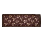 KALA DARSHAN CRAFTS BAZAAR Printed Cushion Mat (Brown, Bamboo Natural Grass with Foam, 2X6 Feet)