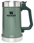 Stanley Classic Bottle Opener Beer Stein, Hammertone Green, 24 OZ / 0.71 L