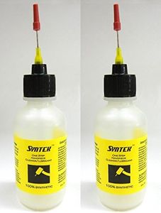 2 Syntek Synthetic Dental Handpiece Cleaner/Lubricant Dropper Bottles