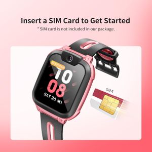 imoo Z1 Kids Smartwatch – Pink GPS Tracker Watch for Children