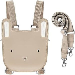 Kids Backpack Children's Shoulder Bag Girls Mini Backpack Boys Crossbody Bag Teenage Purse Cute Animal Bag 2-in-1 Style Small Size for 3 Years and UpL16xD7xH18.5cm / L6.3xD2.8xH7.3in (Bunny)