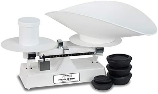 DETECTO 1001TB Mechanical Baker Dough Scale with Scoop, 16LB Capacity