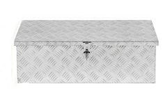 Aluminum Chequer Plate site Truck Trailers Tool Box Storage Chest Tool Van Truck Lorry Pick up 99 cm x 33 cm x 26 cm