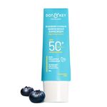 Dot & Key Blueberry Hydrate Barrier Repair Sunscreen SPF 50+, PA++++ | For Dry & Sensitive Skin | Non - Greasy Finish | No White Cast | UV & Blue Light Protection | Broad Spectrum| 80g