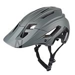 Nocihcass Adult Bike Helmet - CE Safety Certified Cycle Bicycle Helmets, Lightweight MTB Mountain Allround Cycling Helmet for Mens Womens Ladies, Adjustable 56-61cm Grey