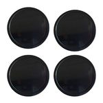 JJDD 4 PCS Replacement Plastic Stay Fresh Lid Compatible with Bullet Blender 16OZ Cup Juicer Mixer Parts,Black