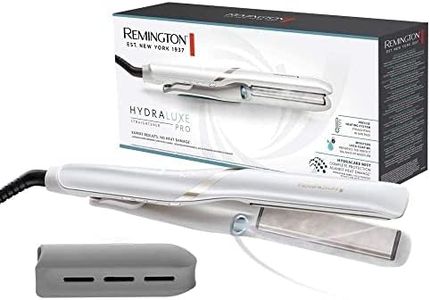 Remington Straighteners [Test Winner] Hydraluxe Pro (Mist Technology "Hydracare" for Long-Lasting Results without Heat Damage, Moisture-Retaining Ceramic Coating) Hair Straightener S9001