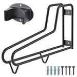 Insaga No Lifting Bike Rack Garage with Tray Black Poweder coated Bike Wall Mount, Garage Bike Rack Wall Mount Load Capacity Up to 150 lbs, All Steel Wall Mount Bike Rack to Free Up Floor Space