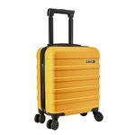 Cabin Max Anode Carry on Suitcase 45x36x20cm Lightweight Hand Luggage Suitable for Easyjet Under Seat (Yellow)
