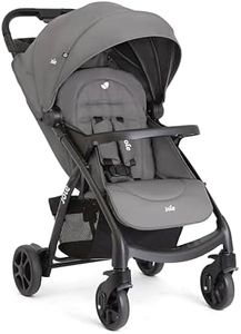 Joie Muze Full Featured Baby Stroller - Compact Fold Baby Pram with 5-Point Harness, Travel System Compatible, Lie-Flat Recline and Suitable for Birth to 22kg or 4 Years