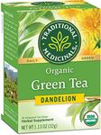 Traditional Medicinals Organic Green Tea Dandelion - 16 Count