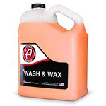 Adam's Wash And Wax (Gallon) - Car Wash Soap Infused With Pure Carnauba Car Wax | Car Cleaning Formula W/Paint Protection | Use In 5 Gallon Bucket Foam Cannon & Foam Gun