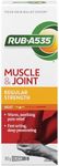 Rub-A535 Muscle & Joint Regular Strength Pain Relief Cream - Made in Canada, Fast Acting Pain Relief, Stainless and Greaseless, Works on Contact - 100g