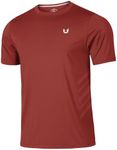 NORTHYARD Breathable 2.0™ Men's Athletic Workout T-Shirt REDOCHRE-L