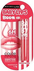 Maybelline Baby Lips Color Changing Lip Balm, Peach Bloom, 1.7g