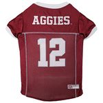 Pets First Collegiate Texas A & M Aggies Dog Mesh Jersey, Small