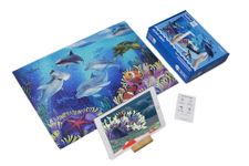 Ocean AR+ Adventure Puzzle – 100-Piece Jigsaw That Comes to Life! Explore Marine Life with Augmented Reality