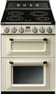 Smeg Victoria TR62IP2 60cm Electric Cooker with Induction Hob - Cream - A/A Rated
