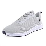 Bacca Bucci Men Project Plus Everyday Running/Walking/Training Shoe Specially Developed For Wide And Large Foots Only Big Uk-11 To 15 Grey, Size Uk14