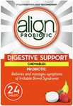 Align Probiotic Digestive Support Chewables, IBS Symptom Relief : Gas, Abdominal Discomfort, Bloating, Helps Healthy Intestinal Flora, Strawberry Banana Flavoured, 24 Count
