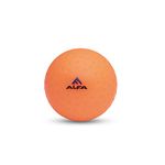 A L F A Hockey Turf Balls DIMPLE Hollow (Orange, Pack of 6)