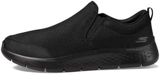 Skechers Men's Gowalk Flex-Athletic Slip-on Casual Loafer Walking Shoes with Air Cooled Foam Sneaker, Black, 9 X-Wide