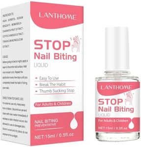 Anti Nail Biting Polish - Stop Biting Nails - Nail Biting Prevention - Stop Nail Repair Clear Varnish - Discourages Nail Biting and Thumb Sucking For Children and Adults