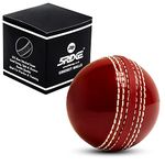 5RIDGE Cricket Balls for Training, Coaching, Practice & Excellent Bounce Skills Soft Foam Rubber Cricket Ball with Durable Traditional Seams Stitched for All Age Players (Red)