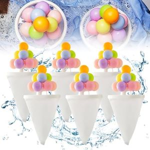 Floating Lint Filter for Washing Machine, Reusable Hair Catcher for Laundry, Pet Hair and Lint Trapper for Clothes (6 PCS)