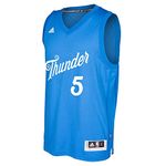 adidas Victor Oladipo OKC Thunder NBA Blue 2016 Christmas Swingman Jersey