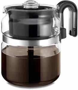 One All 5-8-Cup Capacity Stovetop Glass Percolator