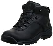 Timberland Men's Flume Mid Waterproof Hiking Boot, Black, 11 M US