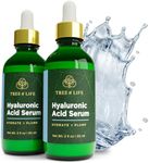 Tree of Life Beauty Hyaluronic Acid Serum, Skin Brightening Face Oil for Dark and Age Spots, Facial Serums for Dry and Sensitive Skin Care with Vitamin E for Soft Smooth Skin, 2 Fl Oz, (Pack of 2)