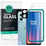 Ibywind Screen Protector For Oneplus Nord CE 2 5G 6.43"[2 Pack],9H Hardness Tempered Glass,With 1Pc Camera Lens Protector,Easy to Install